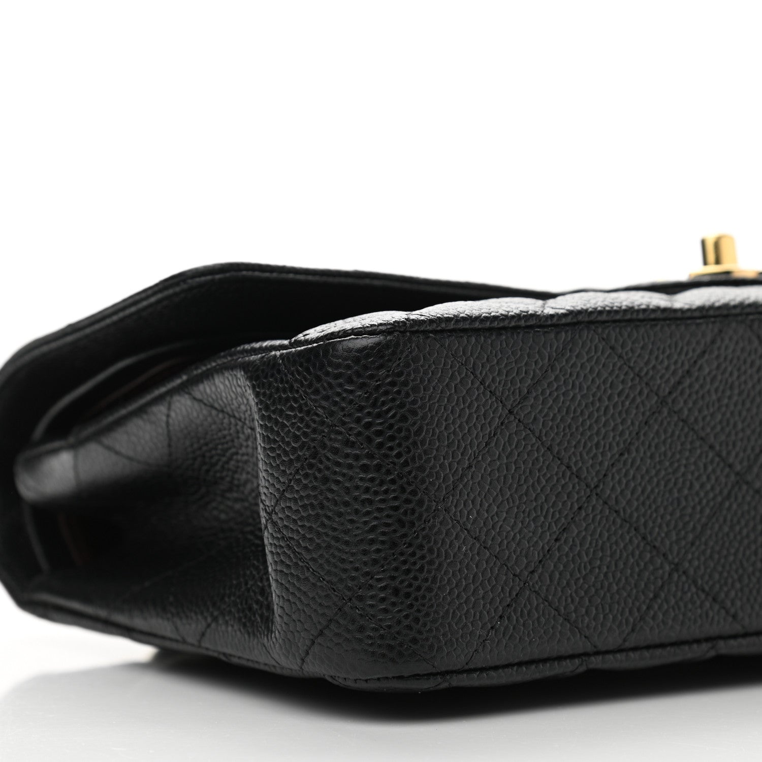 Chanel Caviar Quilted Medium Double Flap Black 8 of 10