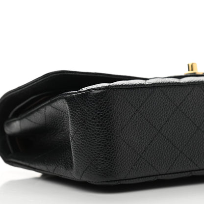 Chanel Caviar Quilted Medium Double Flap Black 8 of 10