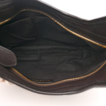 Burberry Haymarket Check Small Brooklyn Hobo Brown 5 of 20
