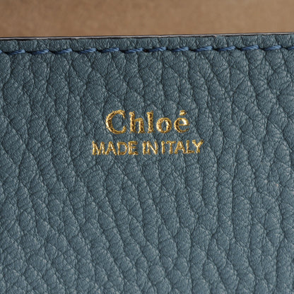 Chloe Grained Lambskin Drew Shoulder Bag Cloudy Blue 6 of 7