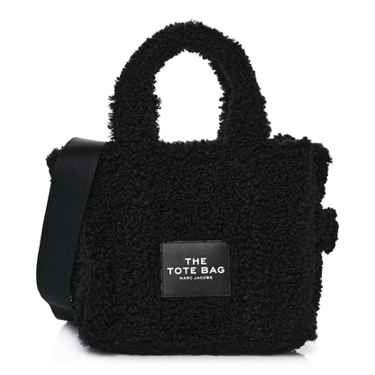 Marc Jacobs Polyester Cotton Mini The Teddy Traveler Tote Bag Black 1 of 10