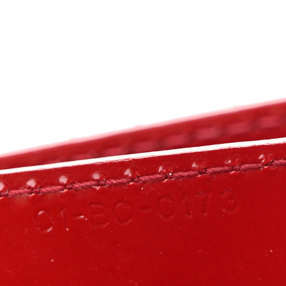 Christian Dior Patent Cannage Medium Lady Dior Red 7 of 14