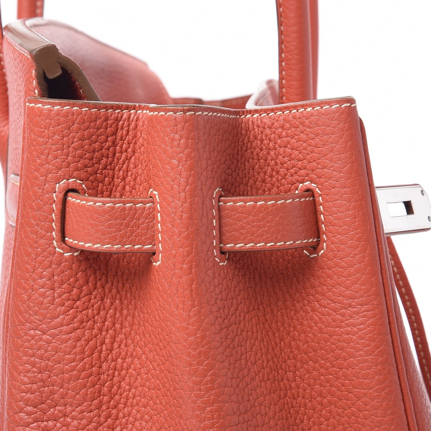 Taurillon Clemence Birkin 35 Sanguine