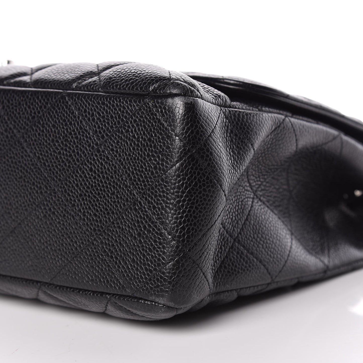 Caviar Quilted Jumbo Single Flap Black