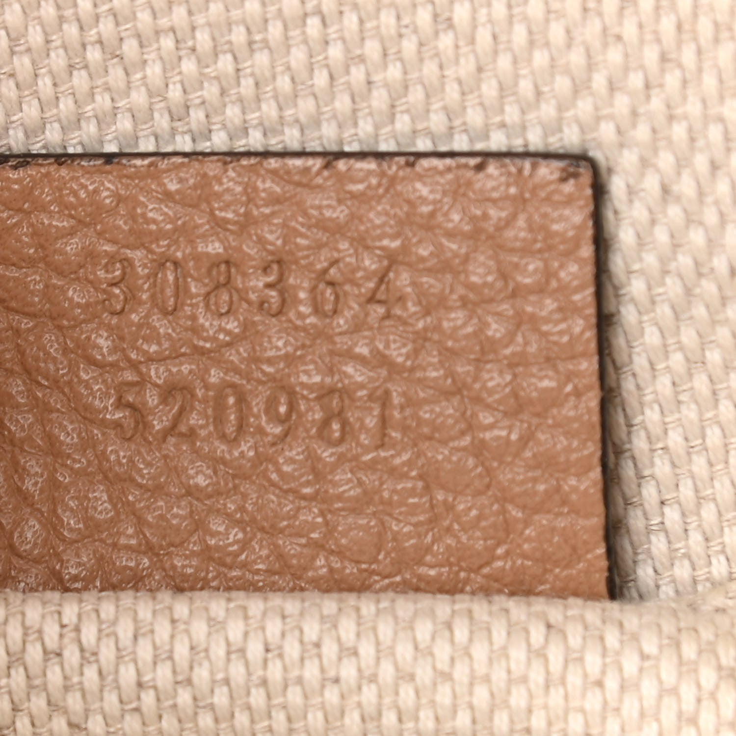 Gucci Pebbled Calfskin Small Soho Disco Bag Camelia 7 of 11