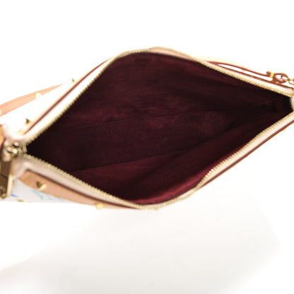 Louis Vuitton Monogram Multicolor Pochette Accessories White 5 of 7