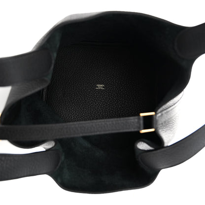 Hermes Taurillon Clemence Picotin Lock 22 MM Black 5 of 10