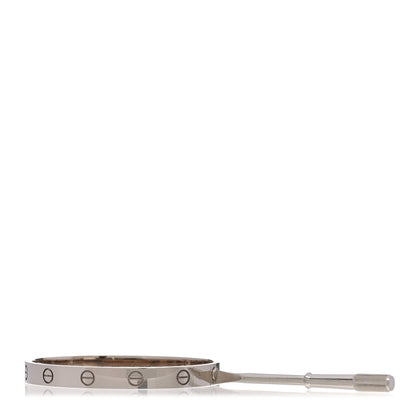 Cartier 18K White Gold LOVE Bracelet 16 3 of 4