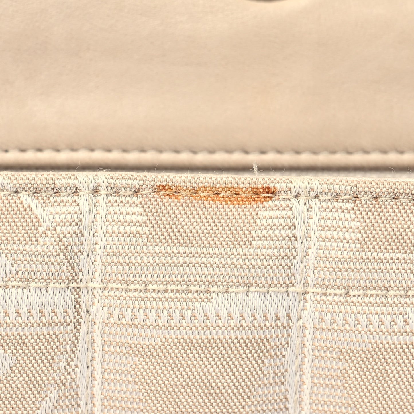 Nylon Medium Travel Flap Light Beige