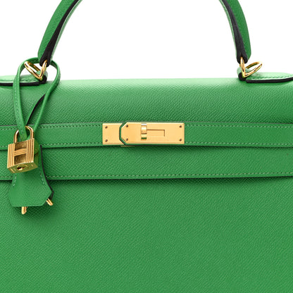 Hermes Epsom Kelly Sellier 32 Bambou 8 of 12