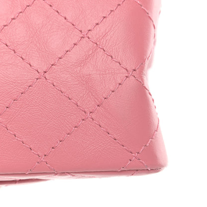 Chanel Aged Calfskin Quilted 2.55 Reissue 225 Flap Pink 13 of 13