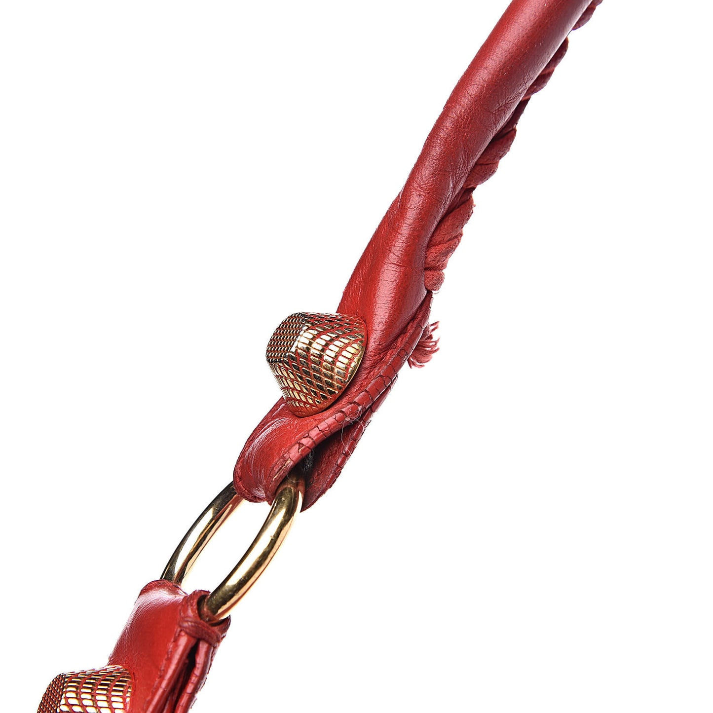 Chevre Giant 21 Gold Hardware Hobo Rouge Vermillon