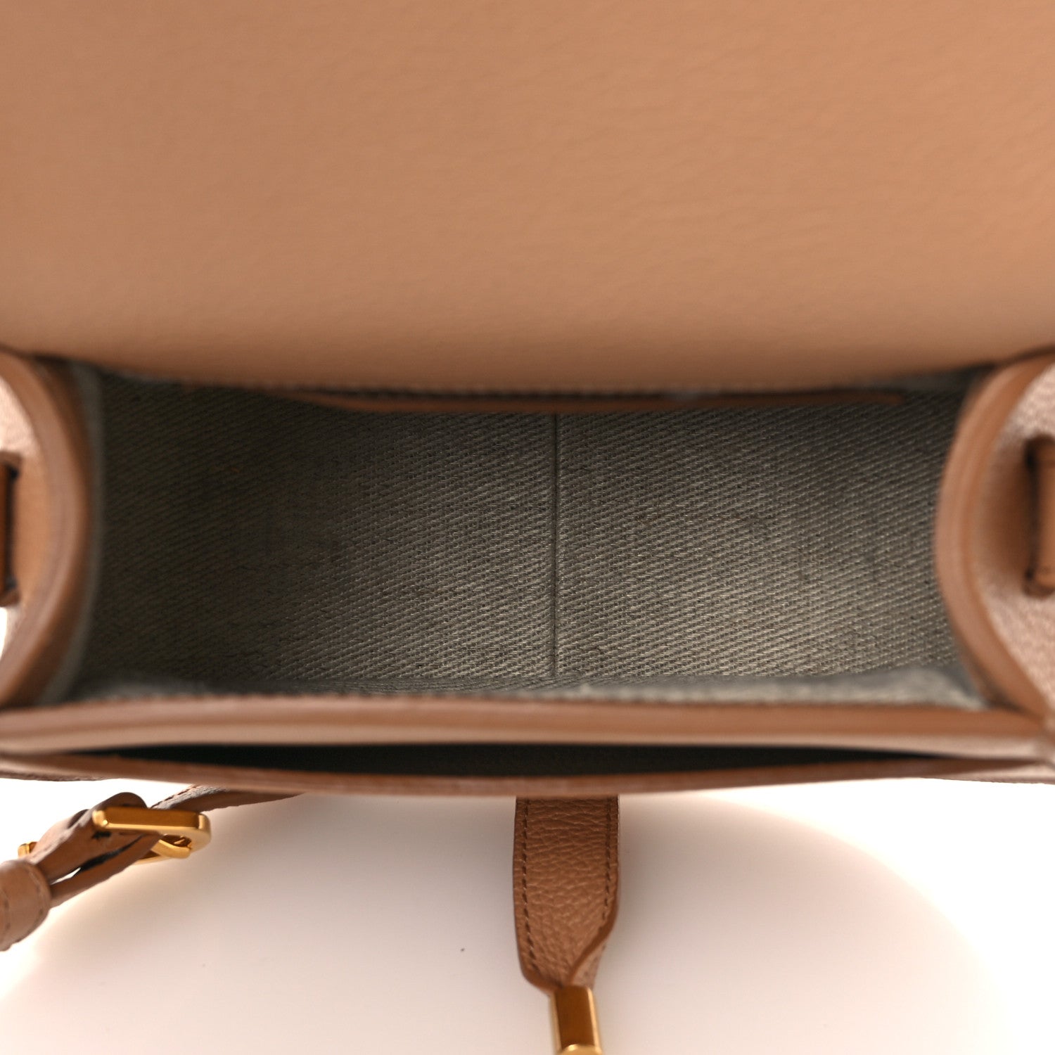 Chloe Grained Calfskin Small Marcie Saddle Bag Light Tan 5 of 10