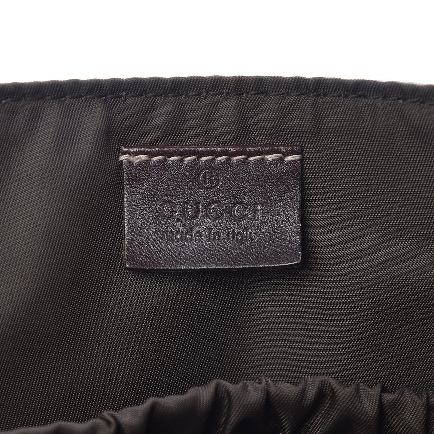 GG Plus Monogram Messenger Diaper Bag Dark Brown