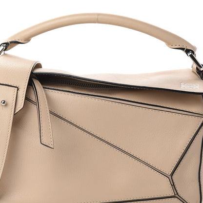 Loewe Calfskin Small Puzzle Bag Light Oat 11 of 11