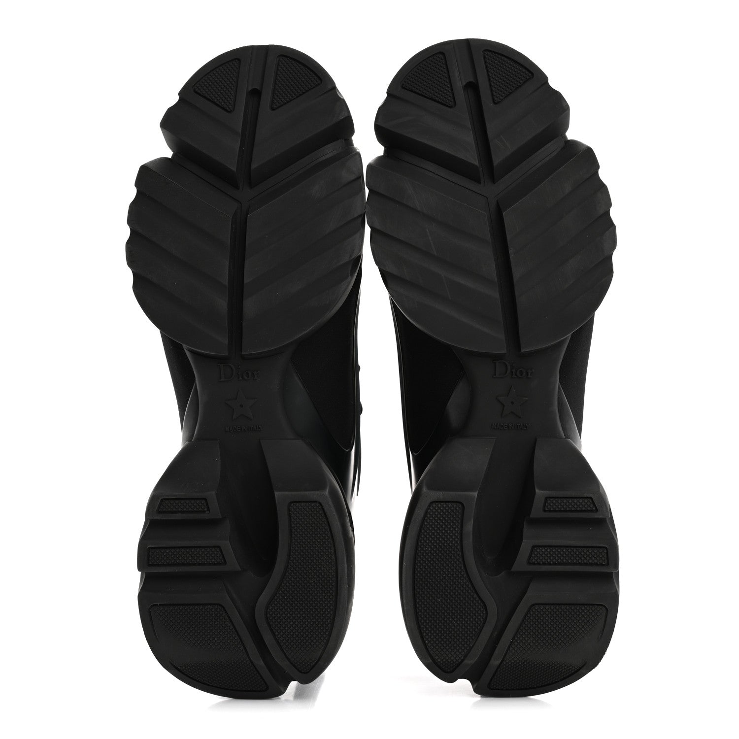 Christian Dior Neoprene Rubber Womens D-Connect Sneakers 38 Black 6 of 12