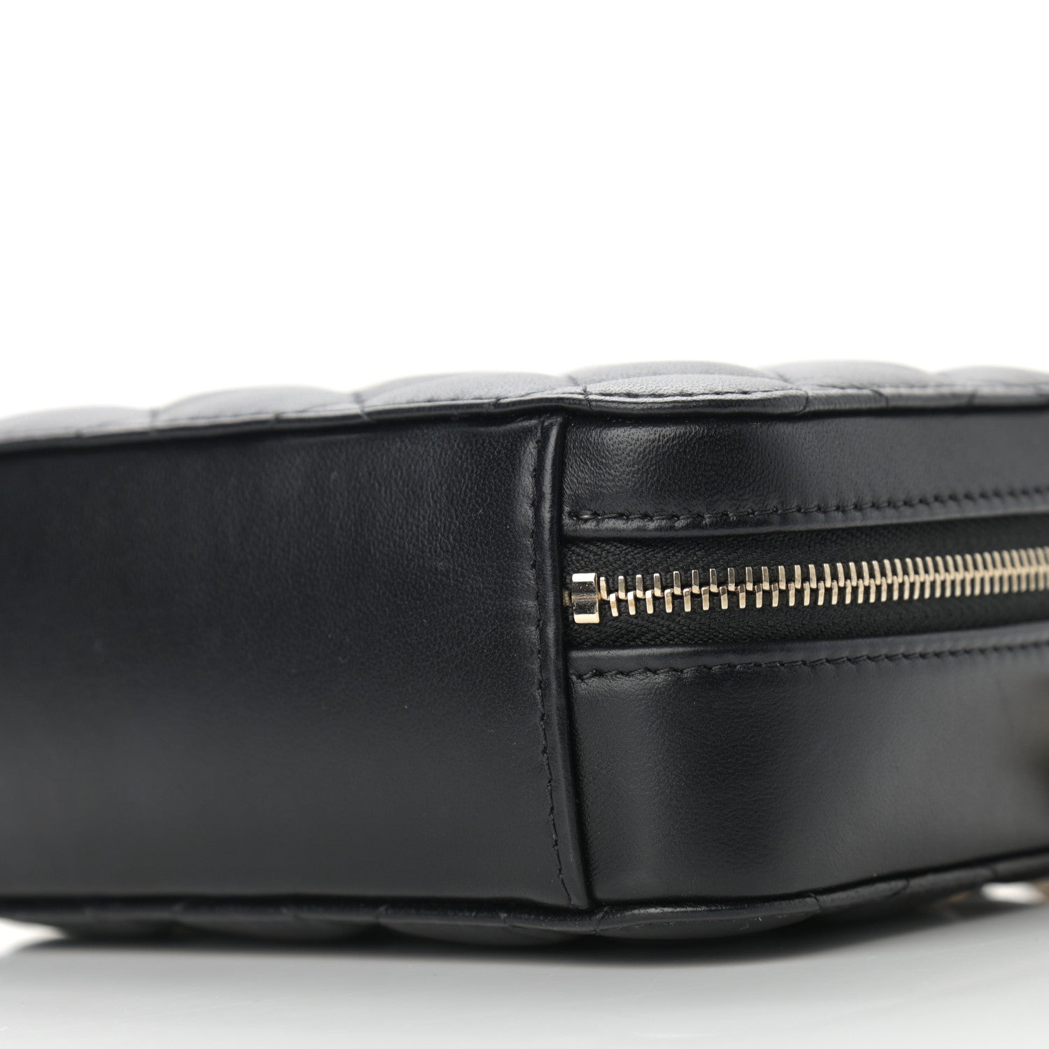 Chanel Lambskin Quilted CC Pearl Crush Camera Case Black 9 of 9