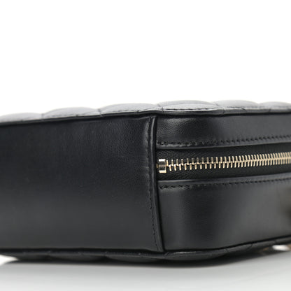 Chanel Lambskin Quilted CC Pearl Crush Camera Case Black 9 of 9