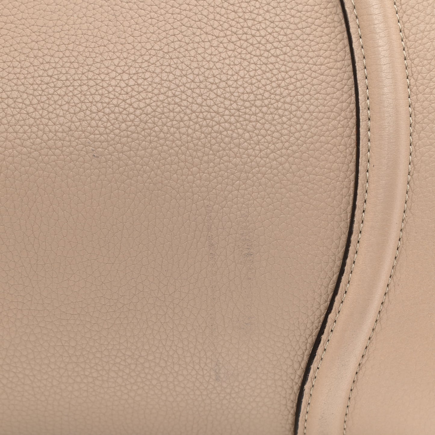 Drummed Calfskin Mini Luggage Dune
