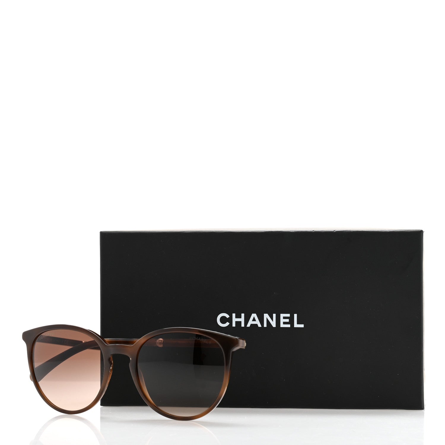 Chanel Acetate Butterfly Pearl Sunglasses 5394-H Tortoise 8 of 8