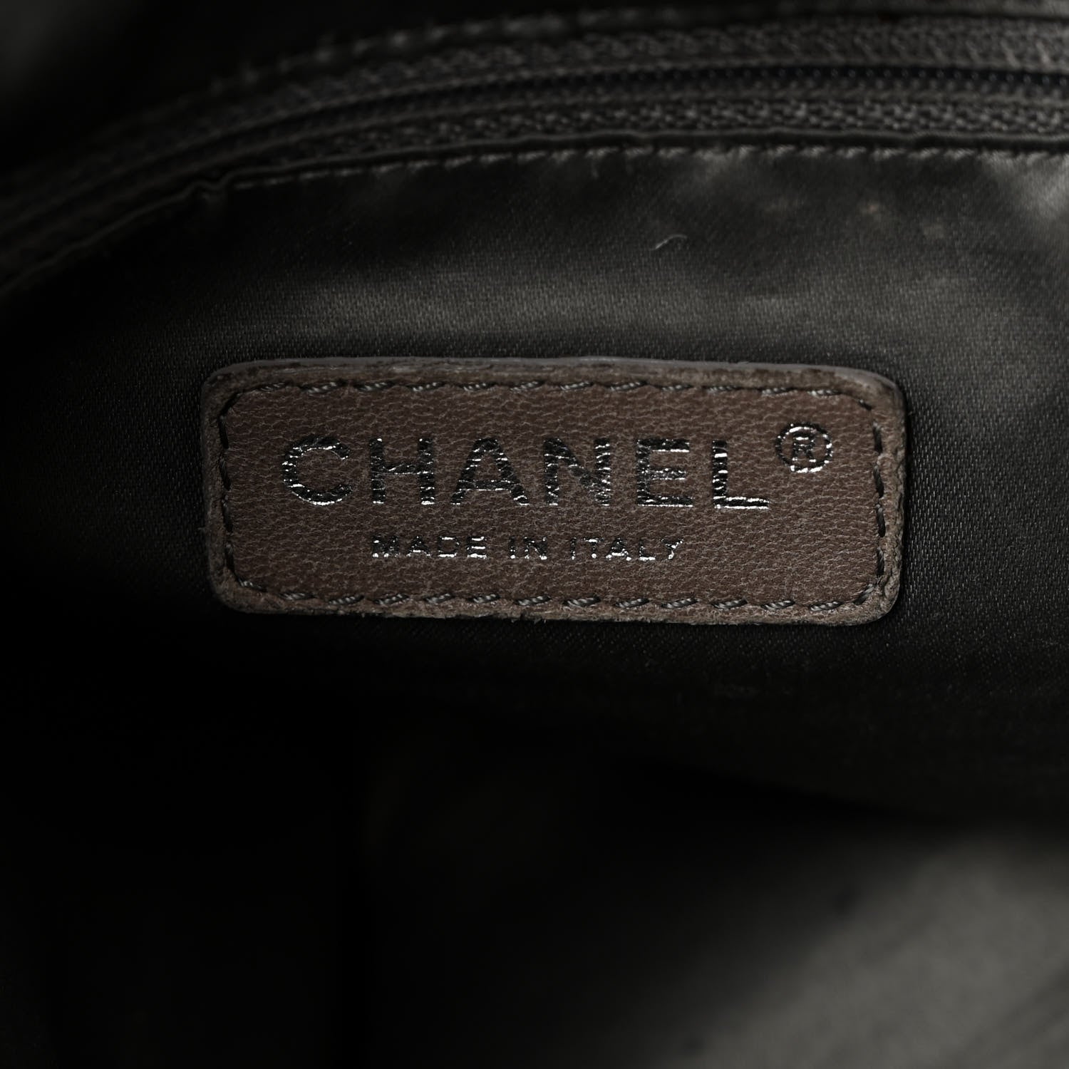 Chanel Lambskin Patent Calfskin Brooklyn Patchwork Hobo Black 6 of 11