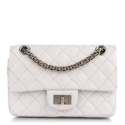 Chanel Aged Calfskin 50th Anniversary 2.55 Reissue 224 Flap White 1 of 8