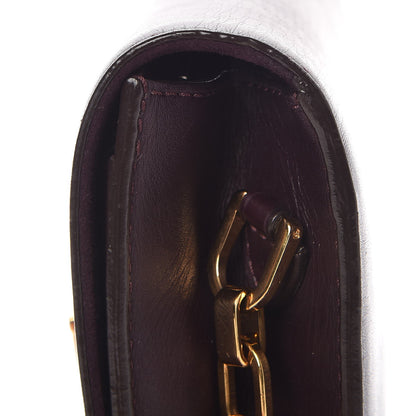 Louis Vuitton Calfskin Chain Louise GM Amarante 7 of 10