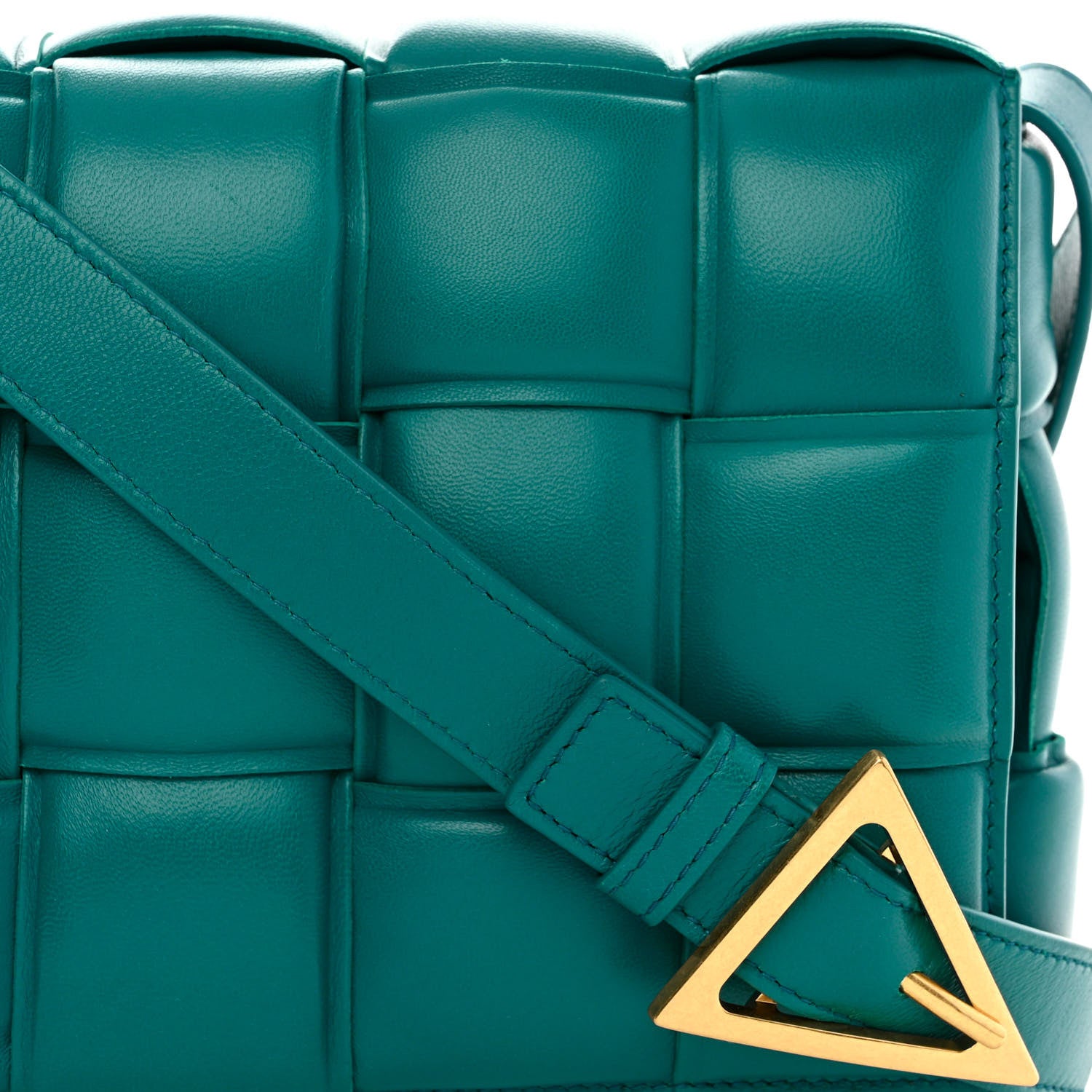 Bottega Veneta Nappa Maxi Intreccio Padded Cassette Crossbody Bag Mallard 8 of 13