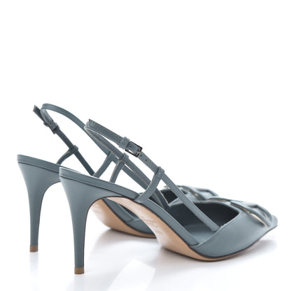 Valentino Garavani Calfskin Tonal Vlogo Slingback 80mm Pumps 36.5 Amadeus 4 of 8