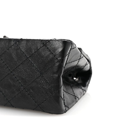 Chanel Aged Calfskin Quilted 2.55 Reissue Mini Flap So Black 10 of 10