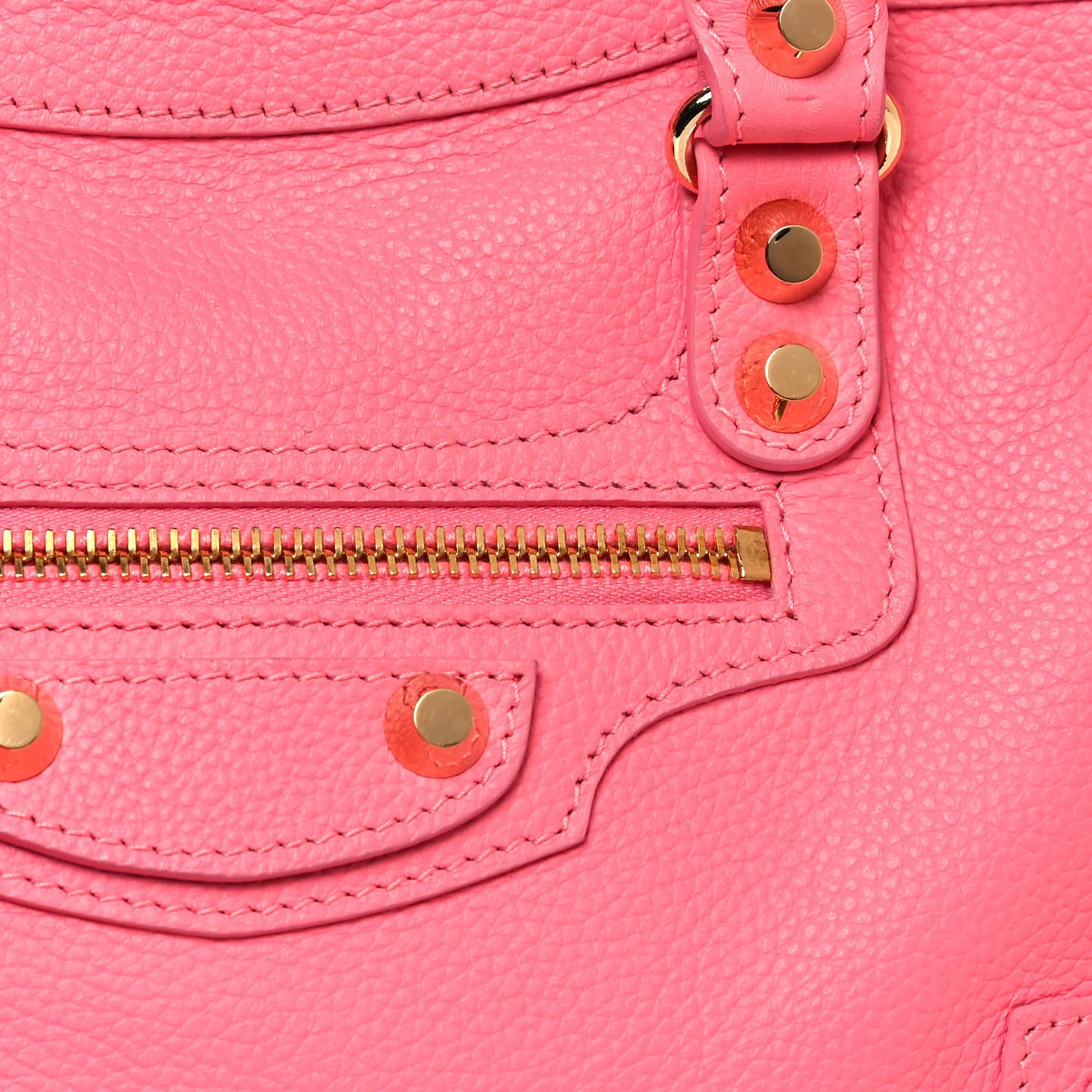 Veau Gravier Classic Gold Hardware S City Rose Dragee