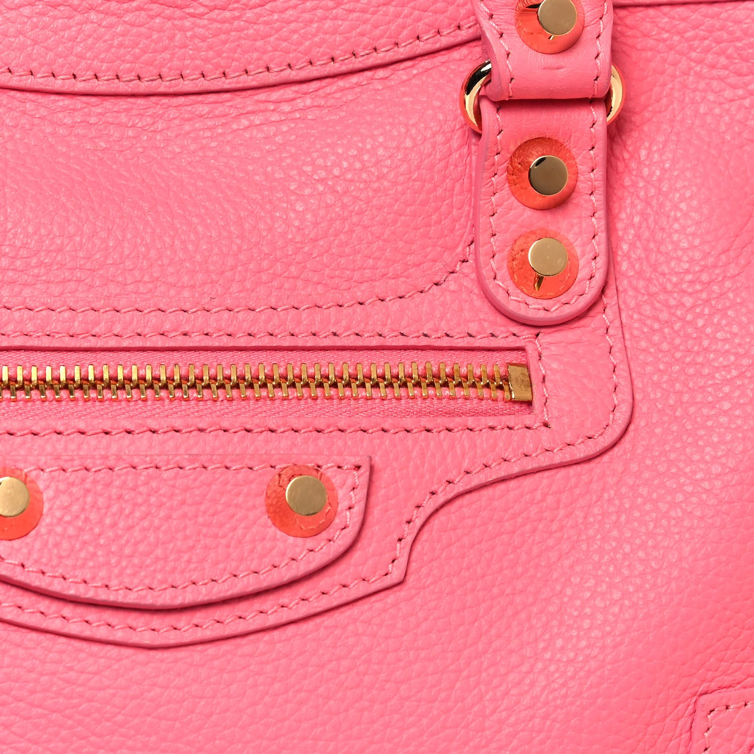 Balenciaga Veau Gravier Classic Gold Hardware S City Rose Dragee 12 of 13
