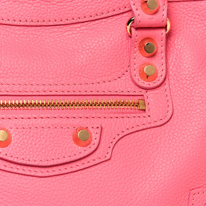 Balenciaga Veau Gravier Classic Gold Hardware S City Rose Dragee 12 of 13