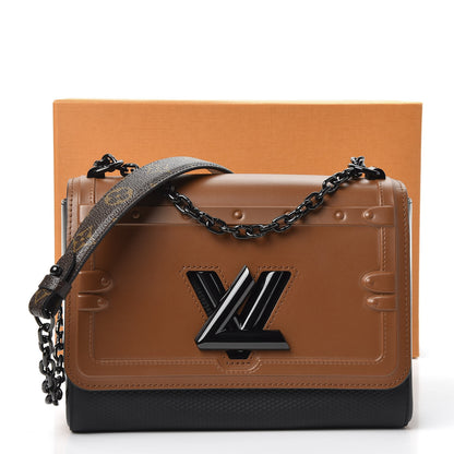 Louis Vuitton Calfskin Cruise Boots Twist Shoulder Bag MM Tan 10 of 10