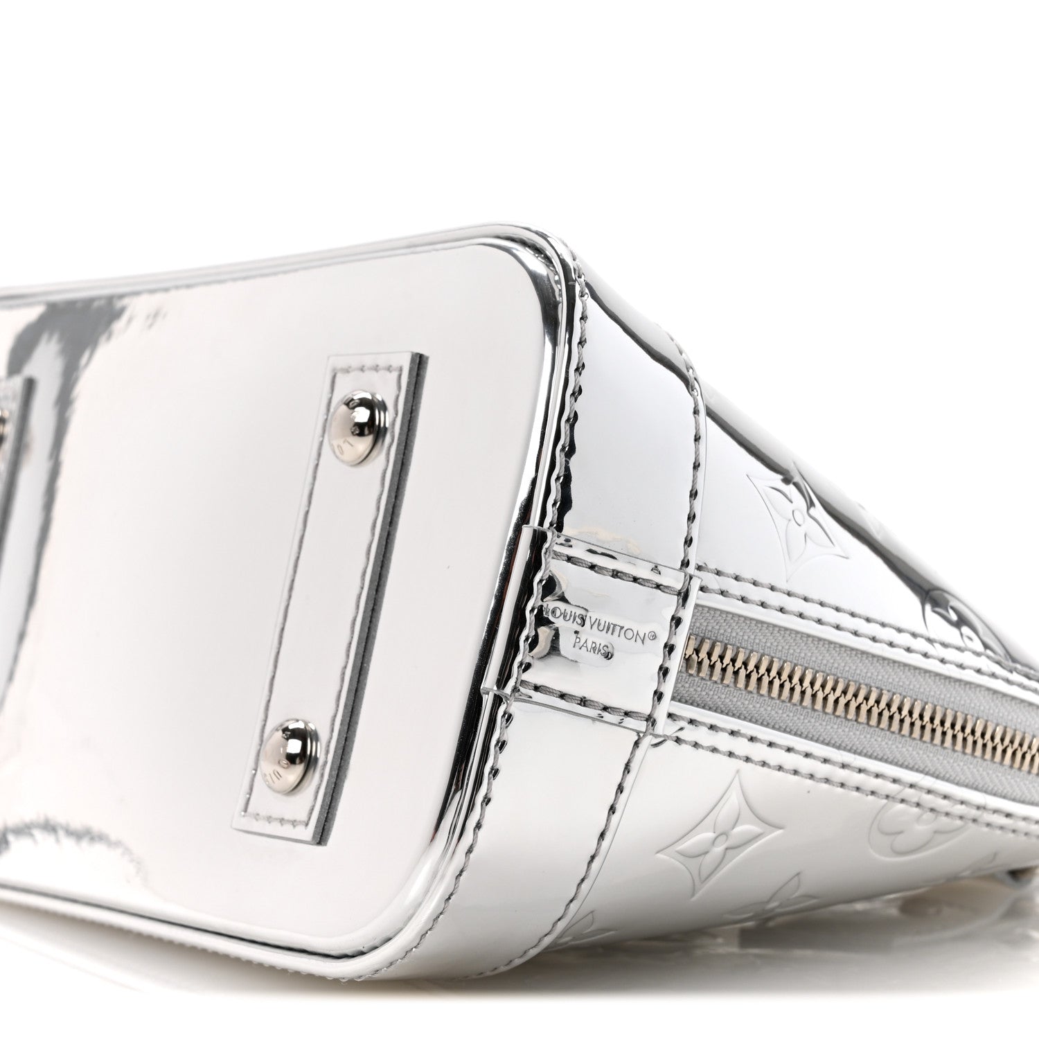 Louis Vuitton Monogram Miroir Alma BB Silver 9 of 10