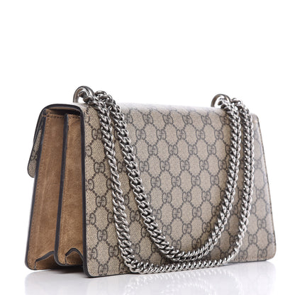Gucci GG Supreme Monogram Small Dionysus Shoulder Bag Taupe 3 of 10