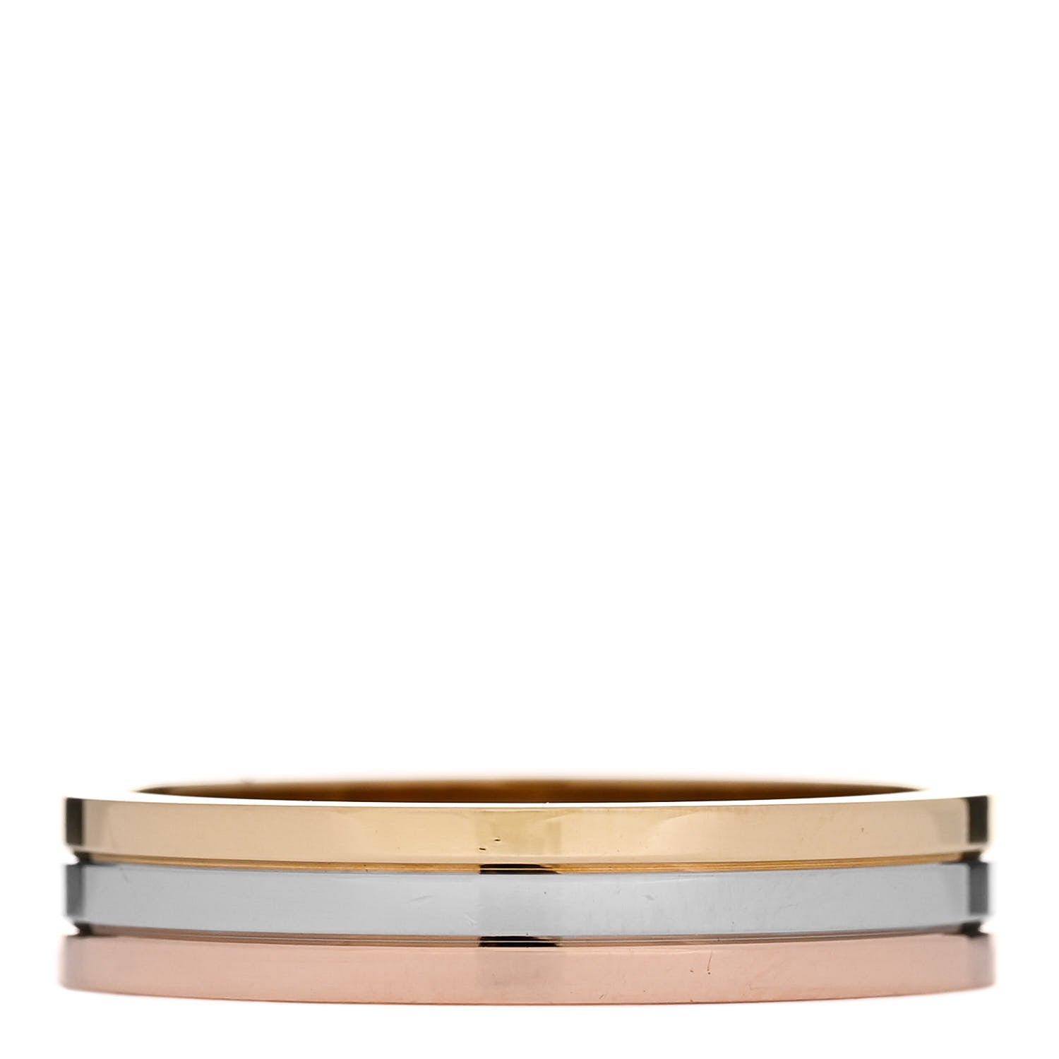 Cartier 18K Pink White Yellow Gold 4.8mm Vendome Louis Cartier Wedding Band Ring 63 10.5 1 of 5