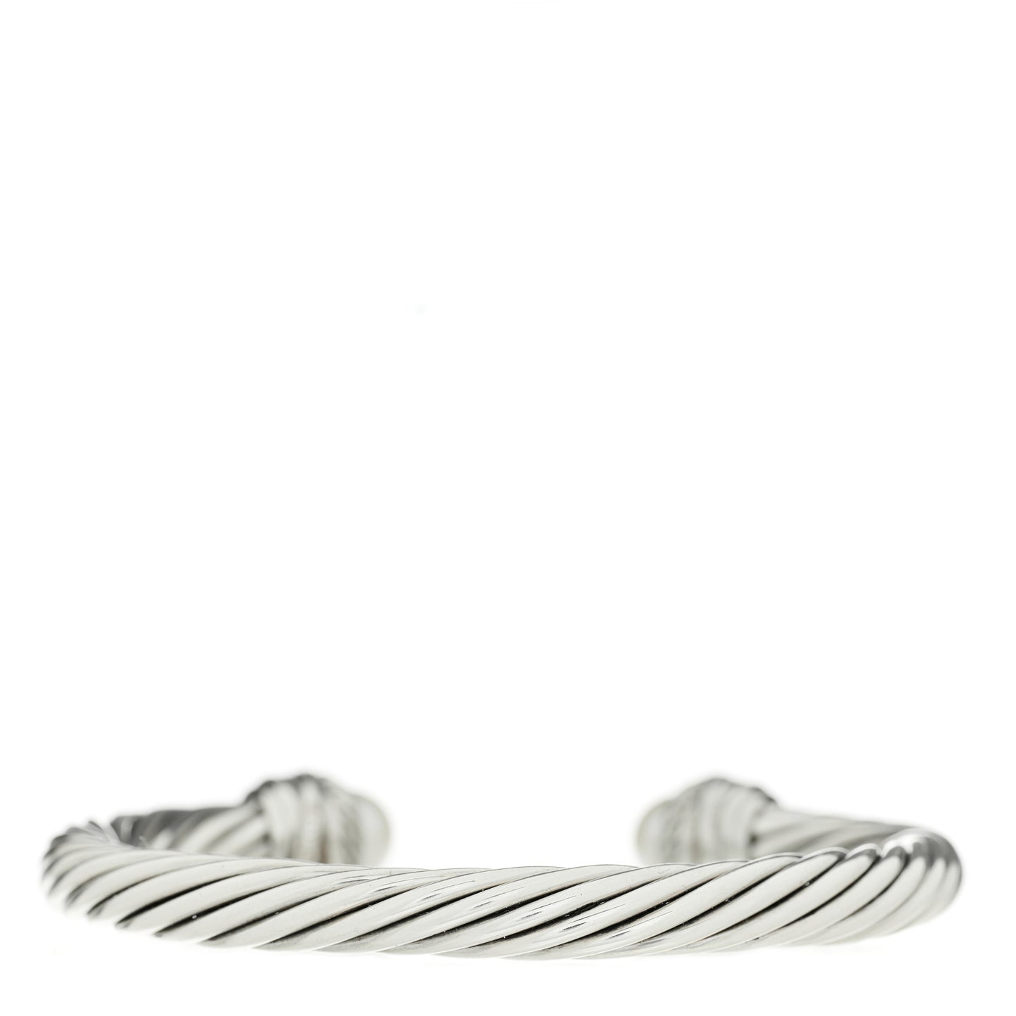 Sterling Silver Diamond Pearl 7mm Crossover Bracelet