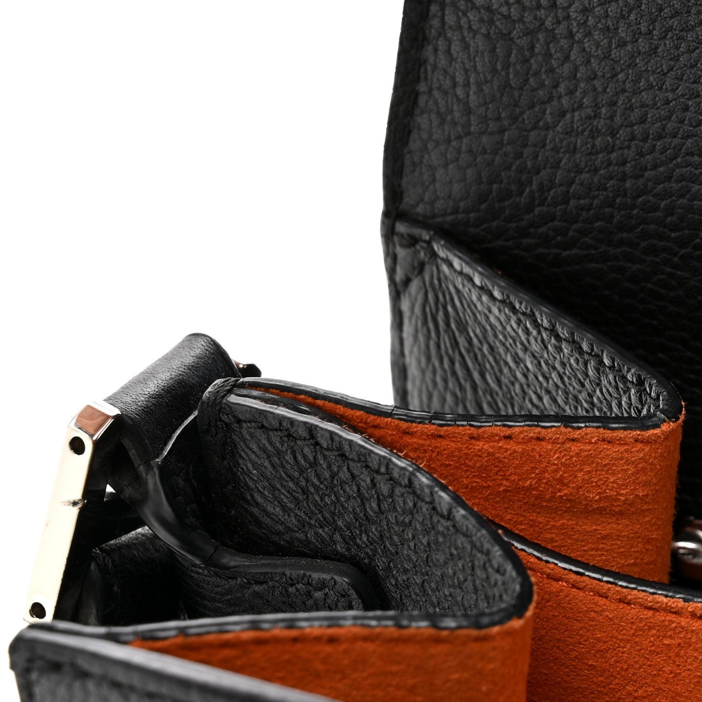 Calfskin Patricia Studded Crossbody Bag Black