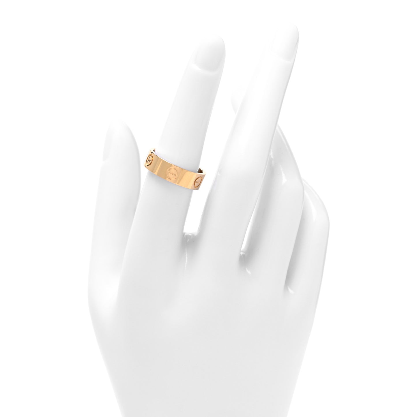 18K Yellow Gold 5.5mm LOVE Ring 53 6.5