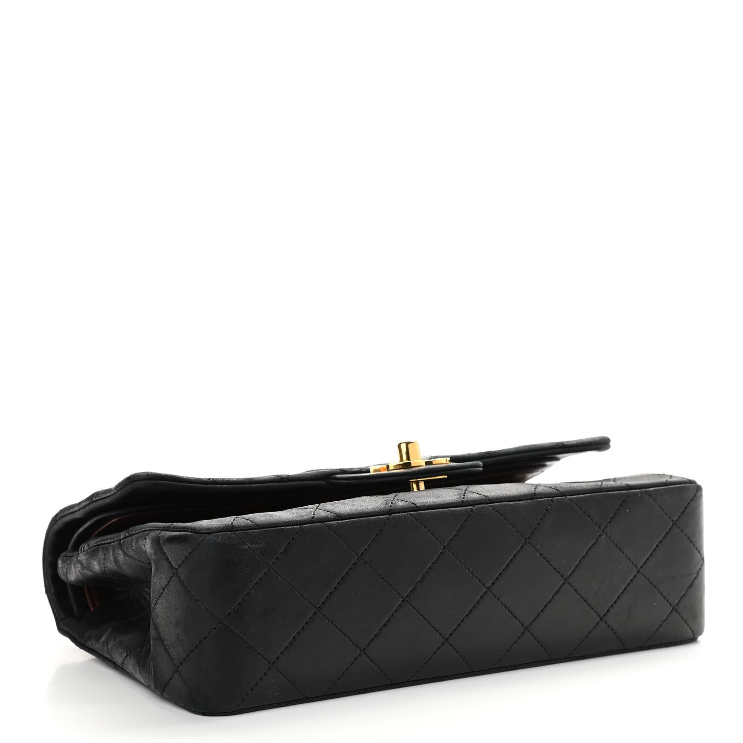 Chanel Lambskin Quilted Small Double Flap Black 4 of 14