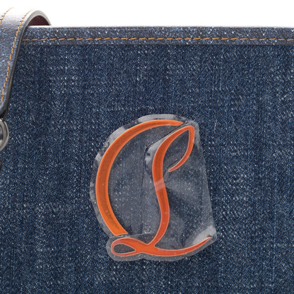 Christian Louboutin Miss Denim Calfskin Radioloubi Denim Sabagold 8 of 10