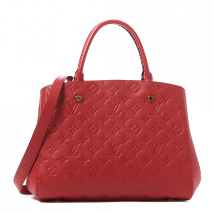 Louis Vuitton Empreinte Montaigne MM Cherry 1 of 11
