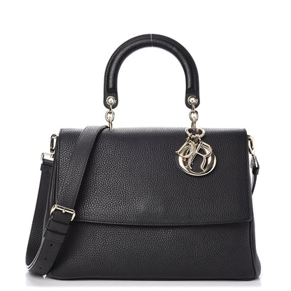 Christian Dior Bullcalf Medium Be Dior Flap Black Fraise 1 of 7