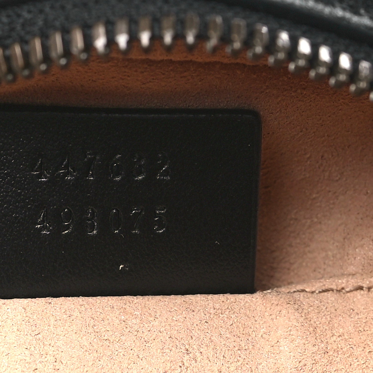 Gucci Calfskin Matelasse Small GG Marmont Chain Shoulder Bag Black 7 of 10