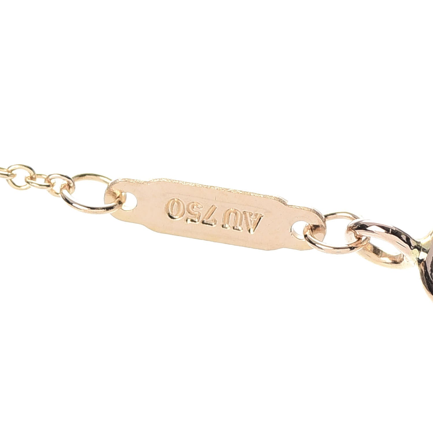 Tiffany 18K Rose Gold Large T Smile Pendant Necklace 6 of 6