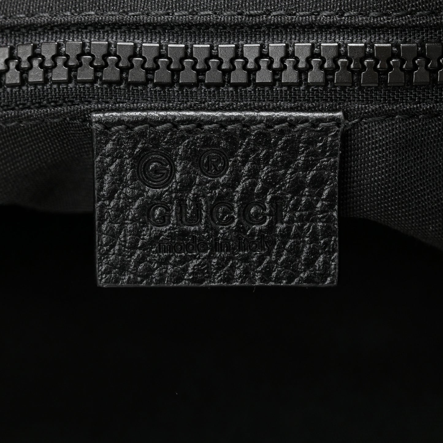 Nylon Monogram Medium Flat Messenger Bag Black