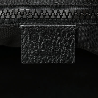 Gucci Nylon Monogram Medium Flat Messenger Bag Black 5 of 9