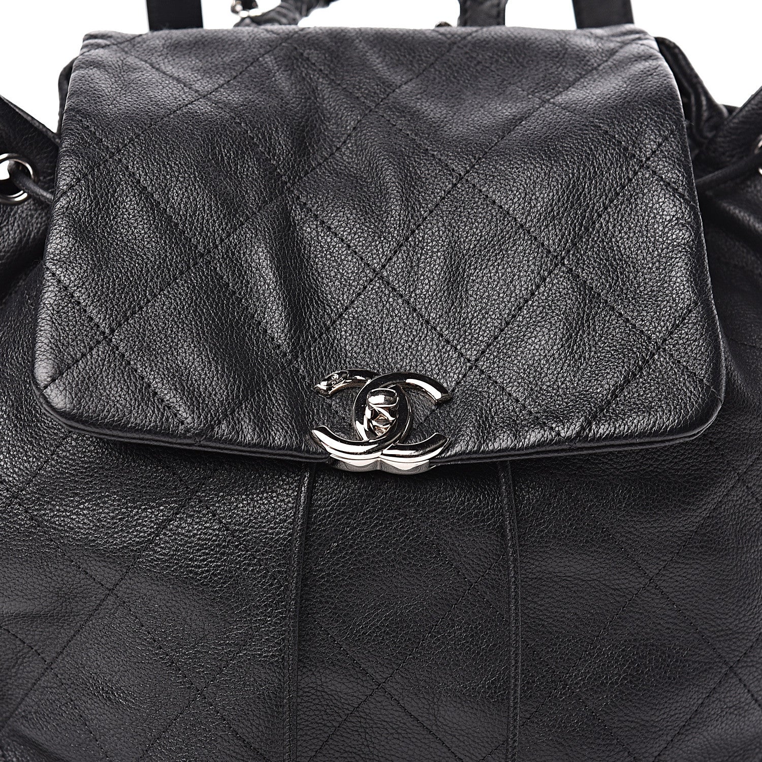 Chanel Caviar Stitched Backpack Black 8 of 10