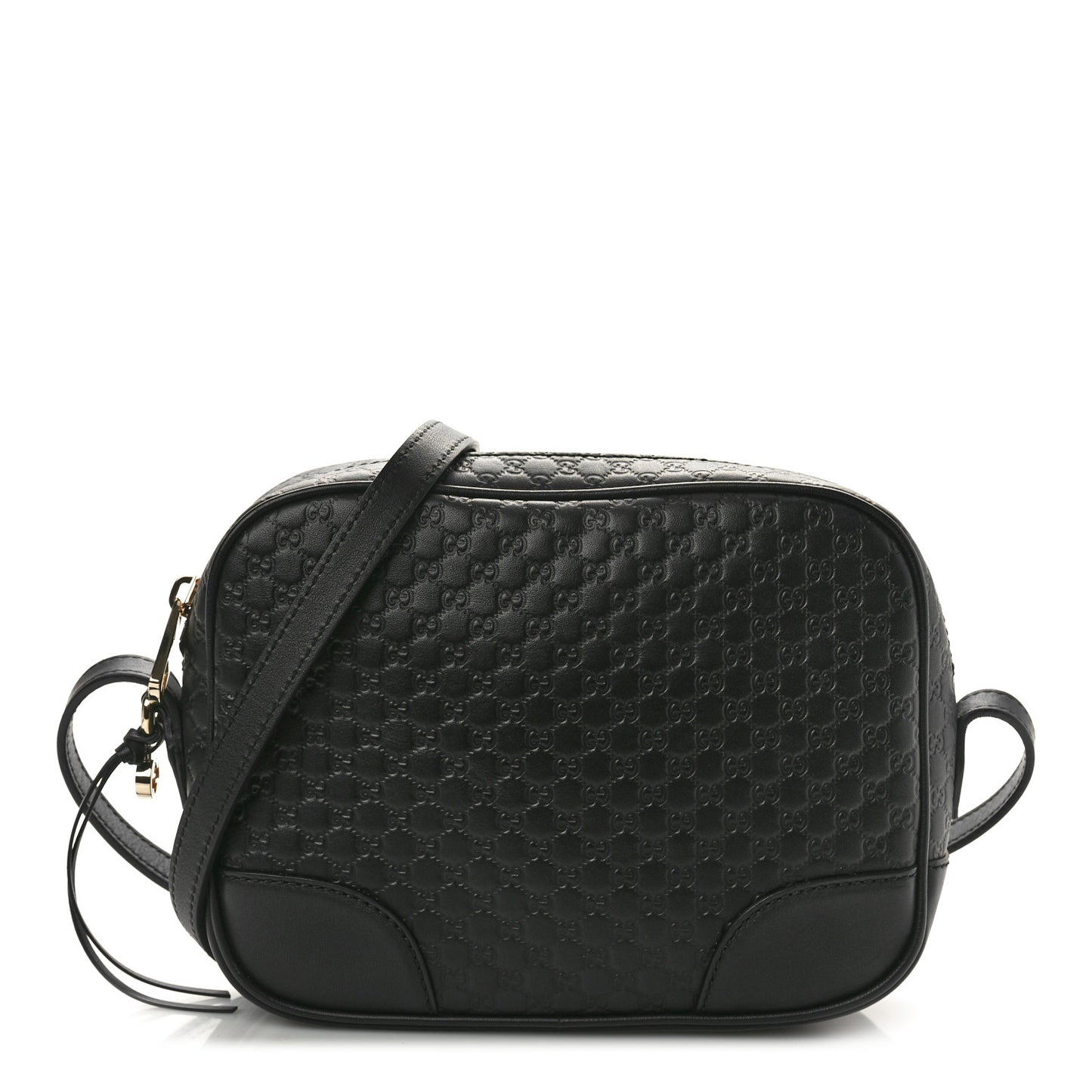 Microguccissima Mini Bree Messenger Bag Black